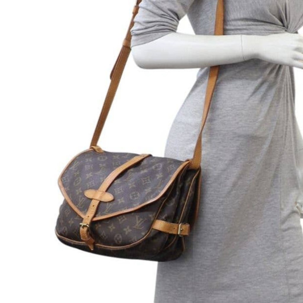 Authentic Louis Vuitton Saumur 30 Shoulder Bag